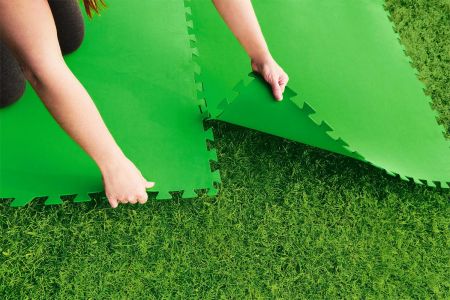 Мягкая модульная подстилка "Пазл" 81х81см (8 шт.), Bestway 58265 BW