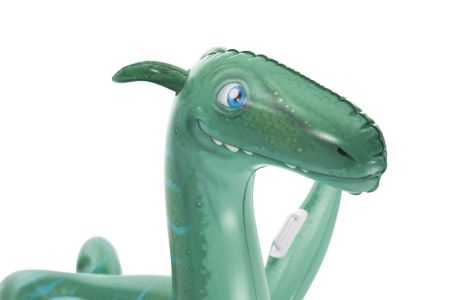 Надувной матрас-плот для плавания 145x190см "Плезиозавр" с ручками, до 45кг, от 3 лет, Bestway 41128 BW