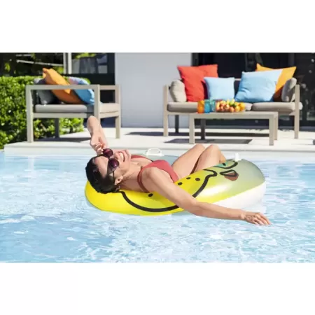 Надувной круг 1,14 м "Лимон", до 100 кг, от 12 лет, Bestway 36448 BW