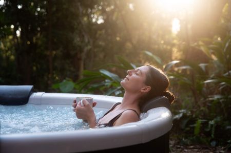 СПА-бассейн 182х70см "Denver", круглый, гидромассаж, аэромассаж.(4 коробки A.B.C.D), MSpa F-DE066W