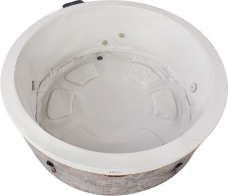 СПА-бассейн 180х65см "Cocoon" 850л, круглый, гидромассаж, аэромассаж(3 коробки A.B.C.), MSpa F-CO066WE