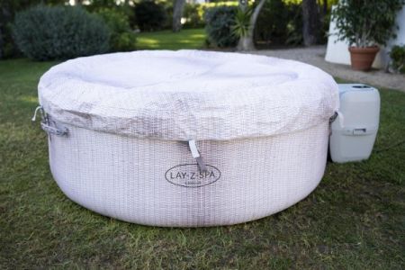 СПА-бассейн 132/180х66см "Cancun AirJet" 669л, круглый, аэромассаж, Bestway 60003 BW