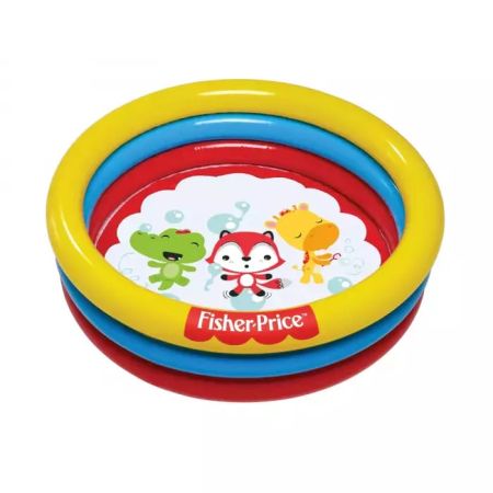 Детский надувной бассейн 91х25см "Fisher Price" с мячами (25шт), от 2 лет, Bestway 93501 BW