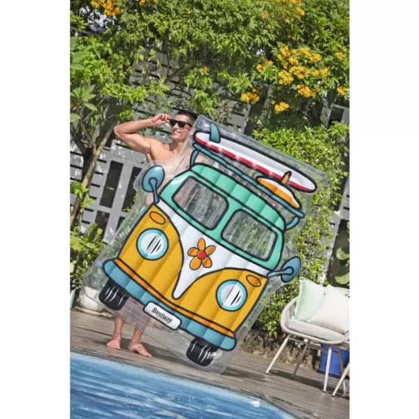 Надувной матрас-плот для плавания 170x142см "BW Van", до 100кг, Bestway 43952 BW