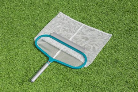 Сачок для сбора мусора со дна бассейна 50х26см, алюминиевый, под держатель D30мм, Bestway 58661 BW