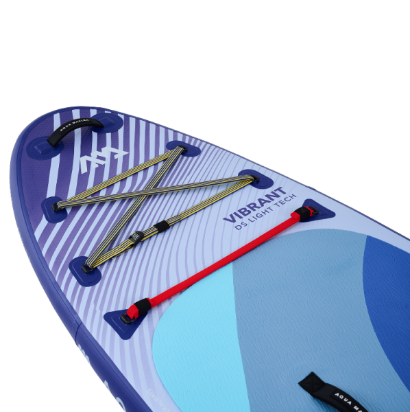 SUP-доска "Vibrant" 244х71х10см для детей, насос, весло, лиш, киль, ремнабор, сумка, до 60кг, Aqua Marina BT-24VIP