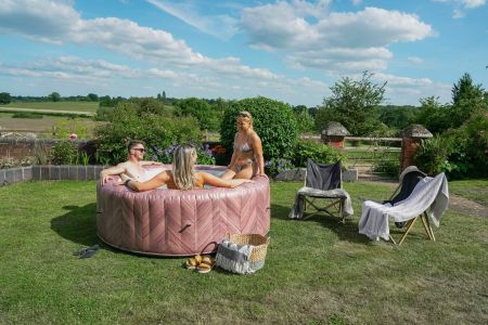 СПА-бассейн 204х70см "Fermo" 930л, круглый, аэромассаж, 6 чел, MSpa C-FE062