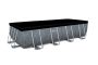 Каркасный бассейн Power Steel 549х274х122см, 14812л, фил.-насос 5678л/ч, лестница, тент, Bestway 56998 BW
