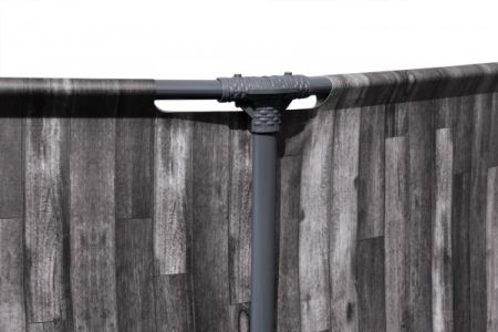 Каркасный бассейн Steel Pro Max 427х107см, 13030л, фил.-насос 3028л/ч, лестница, тент, Bestway 5614Z BW