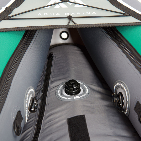 Надувная байдарка "Laxo-380" 380x90см, весла, сиденья, киль, сумка, до 210кг, Aqua Marina LA-380