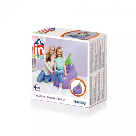 Надувное детское кресло "Фрукты" 3-10 лет, 3 вида, Bestway 75066 BW