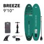 SUP-доска "Breeze" 300х76х12см, насос, весло, лиш, киль, ремнабор, сумка, до 100кг, Aqua Marina BT-23BRP