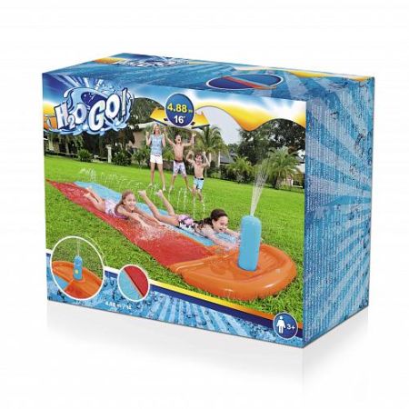 Водная дорожка 488см "Всплекс" двухполосная с разбрызгивателем, Bestway 52330 BW