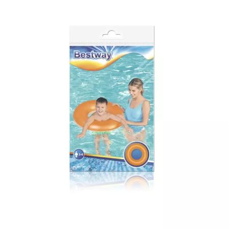 Надувной круг 76см "Неоновый" 3-6 лет, 2 цвета, Bestway 36024 BW