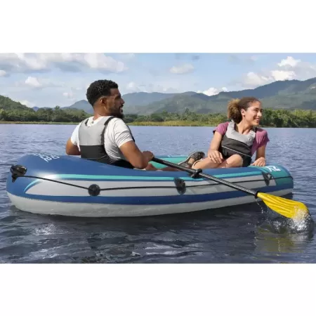 Надувная лодка "Trek X2 Raft Set" 232х118см, вёсла 62015, насос 62002, до 250кг, Bestway 61153 BW