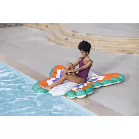 Надувной матрас-плот для плавания 193x176см Бохо Батерфляй, до 100кг, Bestway 43963 BW