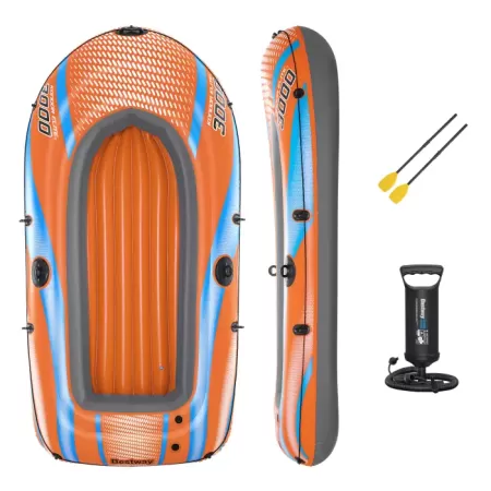 Надувная лодка "Kondor Elite 3000" 246х122см, весла, насос, до 200кг, Bestway 61145 BW