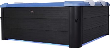 СПА-бассейн 160х160х65см "Oslo Saphire" 850л, квадр.,  гидромассаж, аэромассаж.(4 коробки A.B.C.D), MSpa F-SA063W