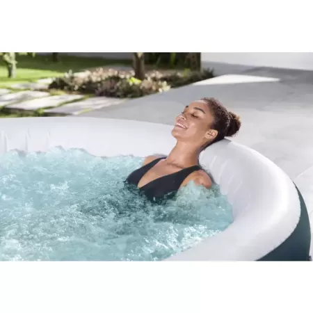 СПА-бассейн 196х66см "Miami EnergySense AirJet 6 Dark Blue" 908л, круглый, аэромассаж, Bestway 6001D BW