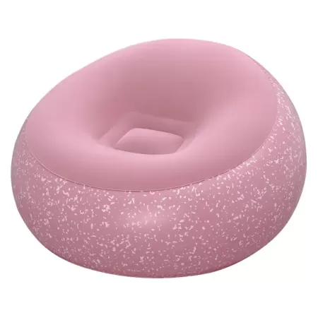 Надувное кресло 112x112x66см "Inflate-A-Chair" розовое, до 100кг, Bestway 75155 BW