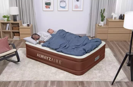 Надувная кровать 152х203х51см "AlwayzAire" встр.насос 220В с автоподкачкой, до 350кг, Bestway 69160 BW