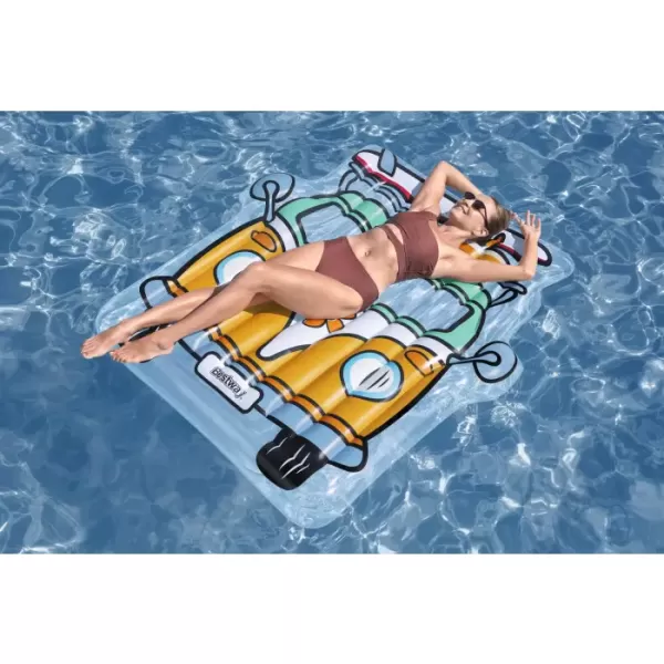 Надувной матрас-плот для плавания 170x142см "BW Van", до 100кг, Bestway 43952 BW