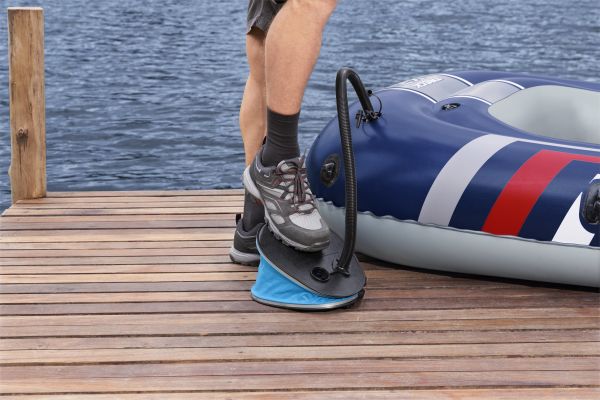 Насос ножной 28х22см, 1.6л/цикл, шланг с 3-мя насадками, Bestway 62005 BW