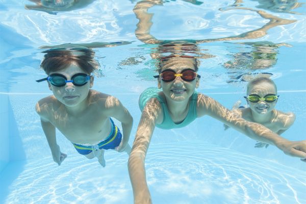 Очки для плавания "Focus" от 7 лет, 3 цвета в наборе, Bestway 21096 BW