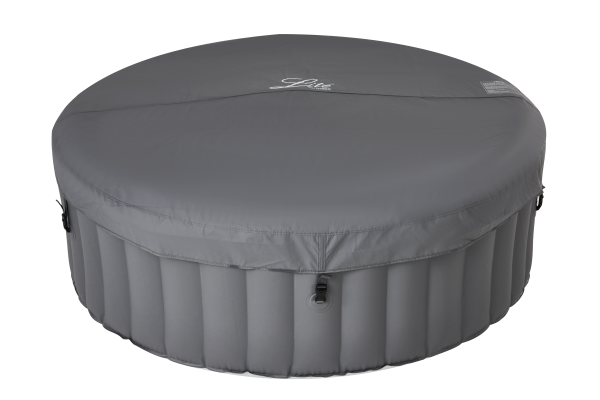 СПА-бассейн 204х70см "Pebble" 930л, круглый, аэромассаж, MSpa LR062-GR