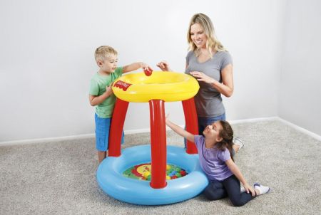 Игровой центр 89x89x84см "Зверюшки Fisher Price" с мячами (15шт), от 2 лет, Bestway 93541 BW