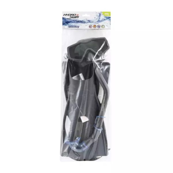 Комплект для плавания Essential Meridian (маска, трубка, ласты), два цвета, от 14 лет, Bestway 25031 BW