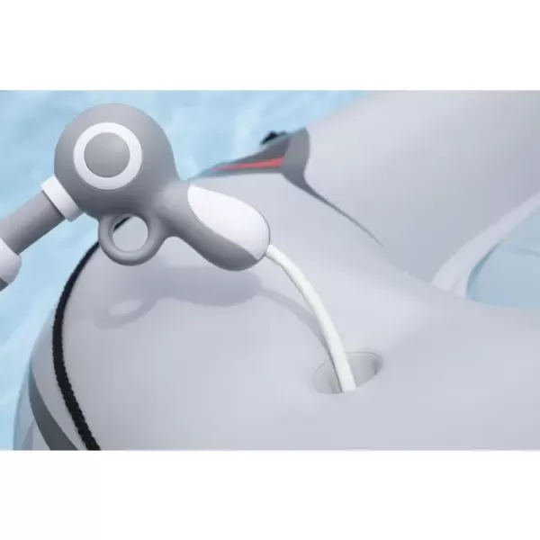 Надувной матрас-плот для плавания 160x115 см "Акула" с ручками, до 45кг, от 3 лет, Bestway 42073 BW