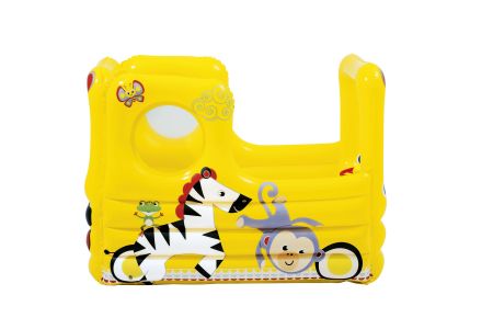 Игровой центр 137х96х96см "Школьный автобус Fisher Price" с мячами (20шт), от 2 лет, Bestway 93506 BW