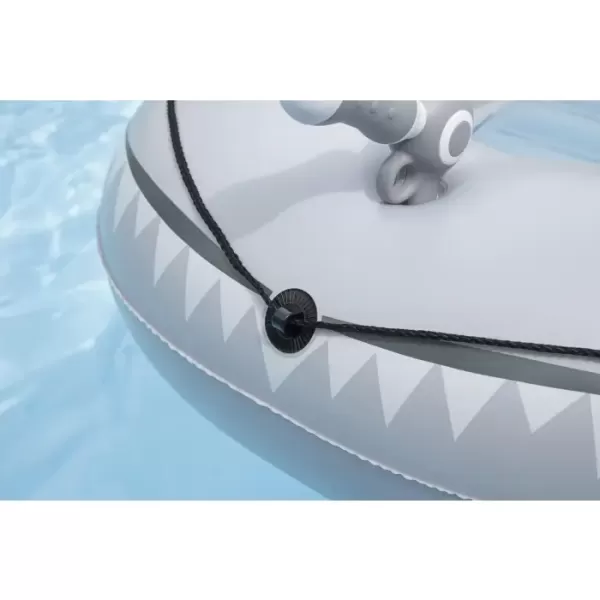 Надувной матрас-плот для плавания 160x115 см "Акула" с ручками, до 45кг, от 3 лет, Bestway 42073 BW