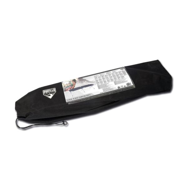 Раскладная кровать 190х64х42см, сталь d25мм, 10.3кг, чехол, Bestway 68065 BW