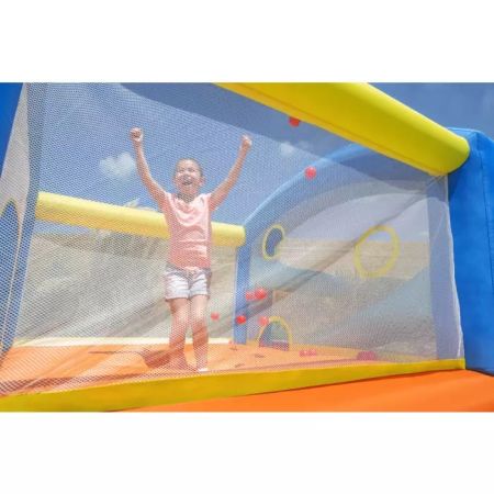 Игровой-центр 289х213х173см "Mega bouncer" с горкой и мячами, до 179 кг, от 3 лет, Bestway 53427 BW