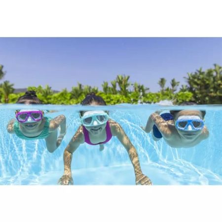 Маска для плавания "Lil' Caymen" от 3 лет, 3 цвета, Bestway 22011 BW