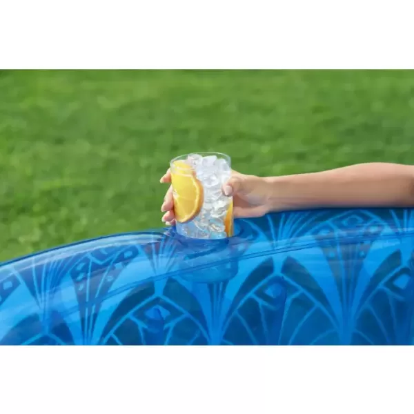 Надувной бассейн 168х53см "Bohemian Blue" с подстаканниками, от 6 лет, Bestway 54479 BW