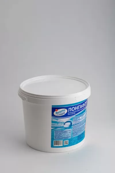 ЛОНГАФОР, 5кг ведро, табл.100гр, медленнорастворимый хлор для непрерывной дезинфекции воды, Маркопул Кемиклс М099